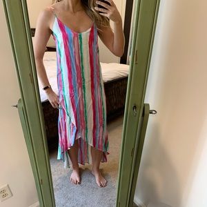 NWT Lulu’s Multicolored Striped Dress Sz XS